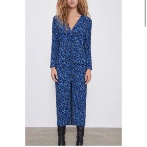 Zara Floral Midi Dress